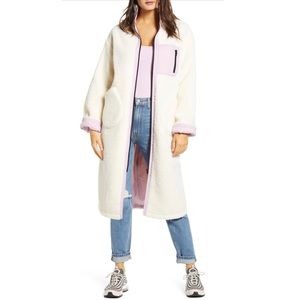 JOA Longline Teddy Sherpa Coat